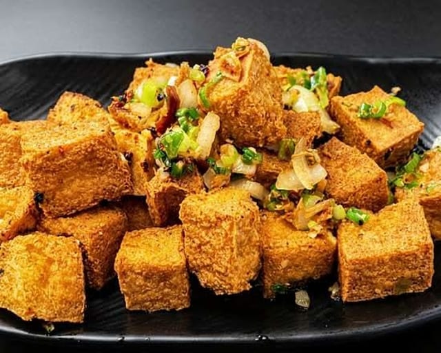 Salt n Pepper Tofu Tray.